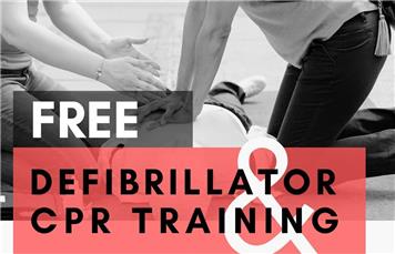 Defibrillator and CPR Training for FREE!